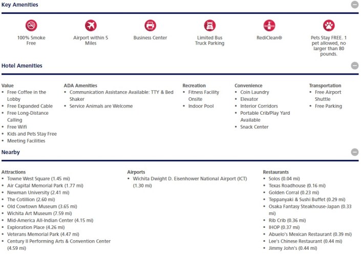 Red Roof Inn Amenities